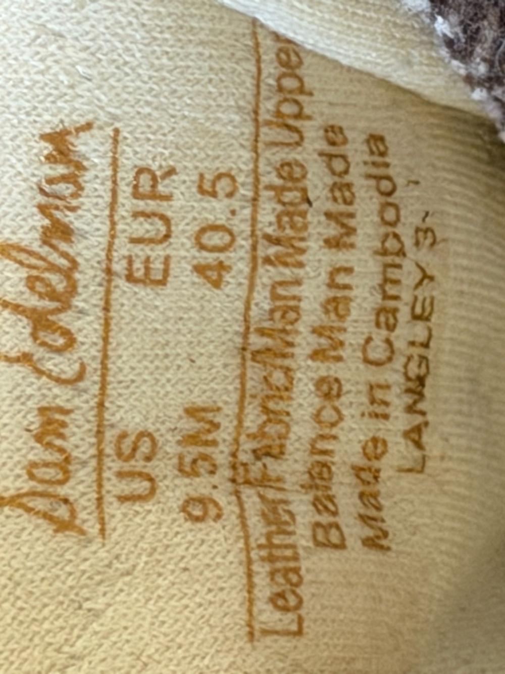 Sam Edelman Tweed Sneakers – Brown/Beige 9.5 - Picture 7 of 8